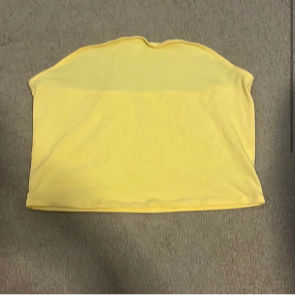 yellow tube top